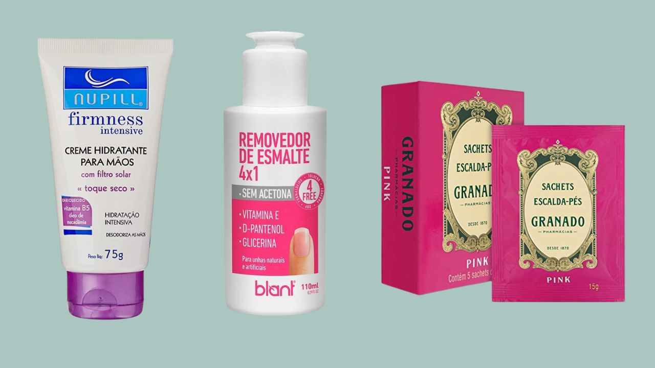 Fortalecedor, hidratante e mais: 7 produtos para você garantir unhas de salão sem precisar sair de casa