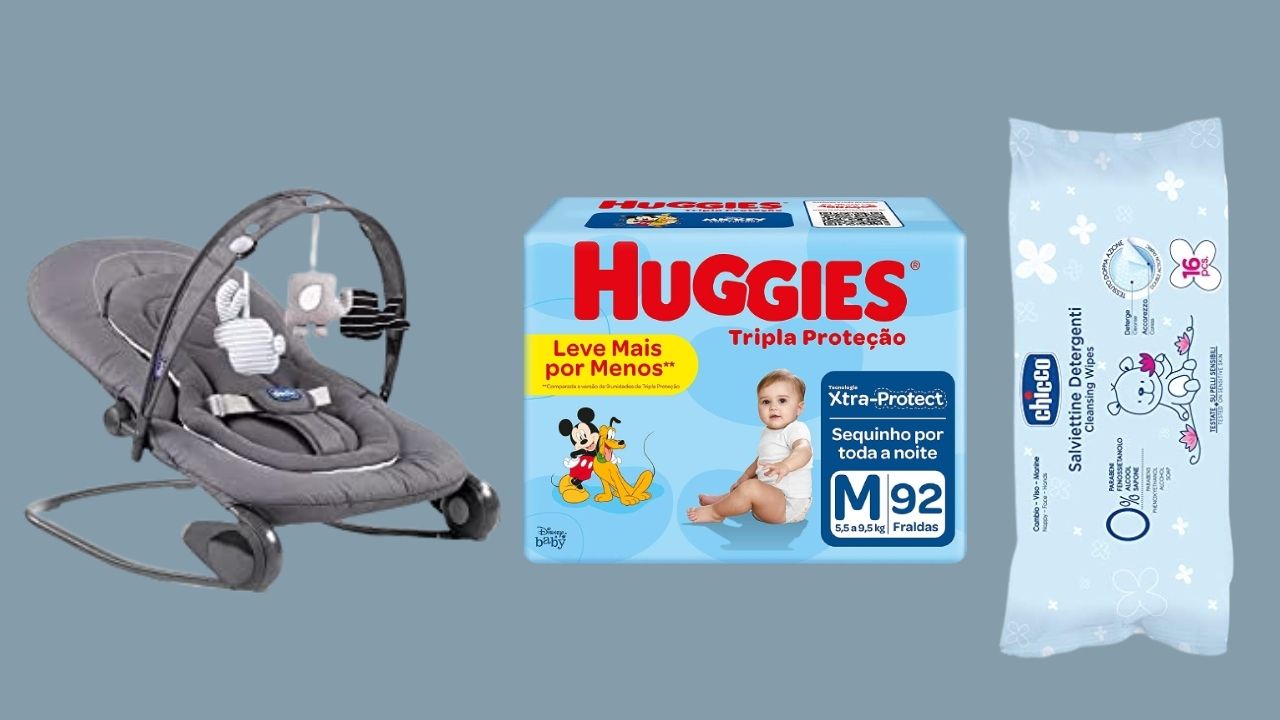 Guia do bebê: 11 itens em oferta que vão fazer toda a diferença na rotina dos pequenos