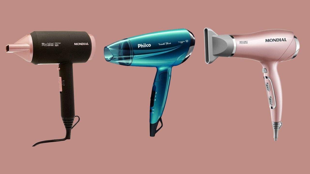 Secadores de cabelo: 11 modelos compactos e tecnológicos para você conferir