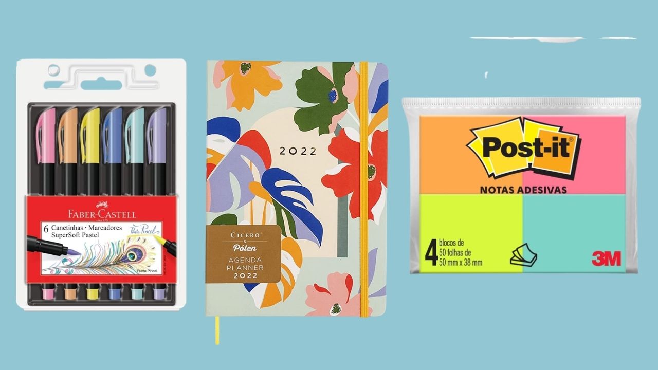 Papelaria: 13 itens para garantir uma rotina eficiente e organizada