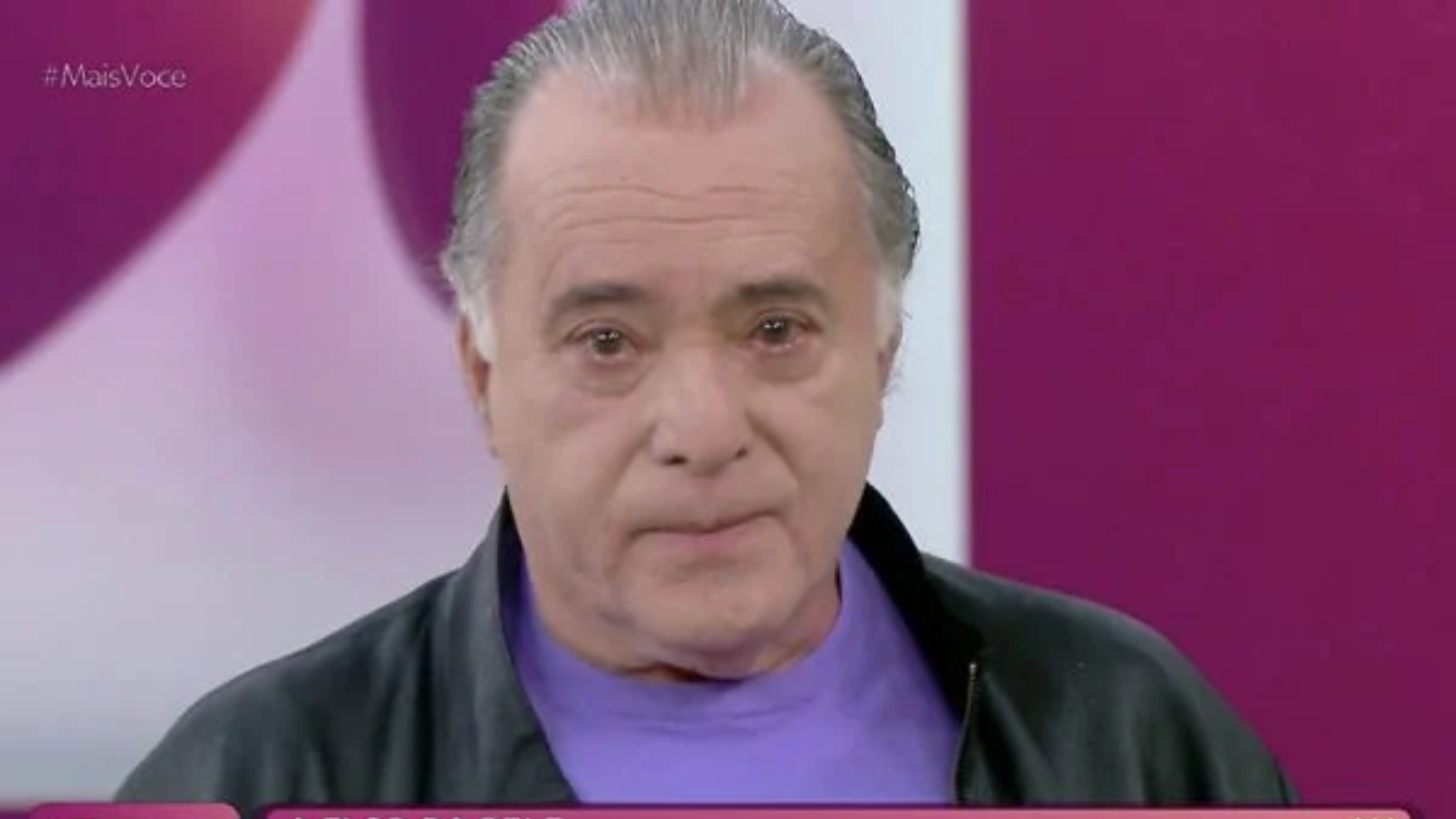 Tony Ramos se emociona durante ao vivo e dispara: “Não suporto soberba e preconceito”