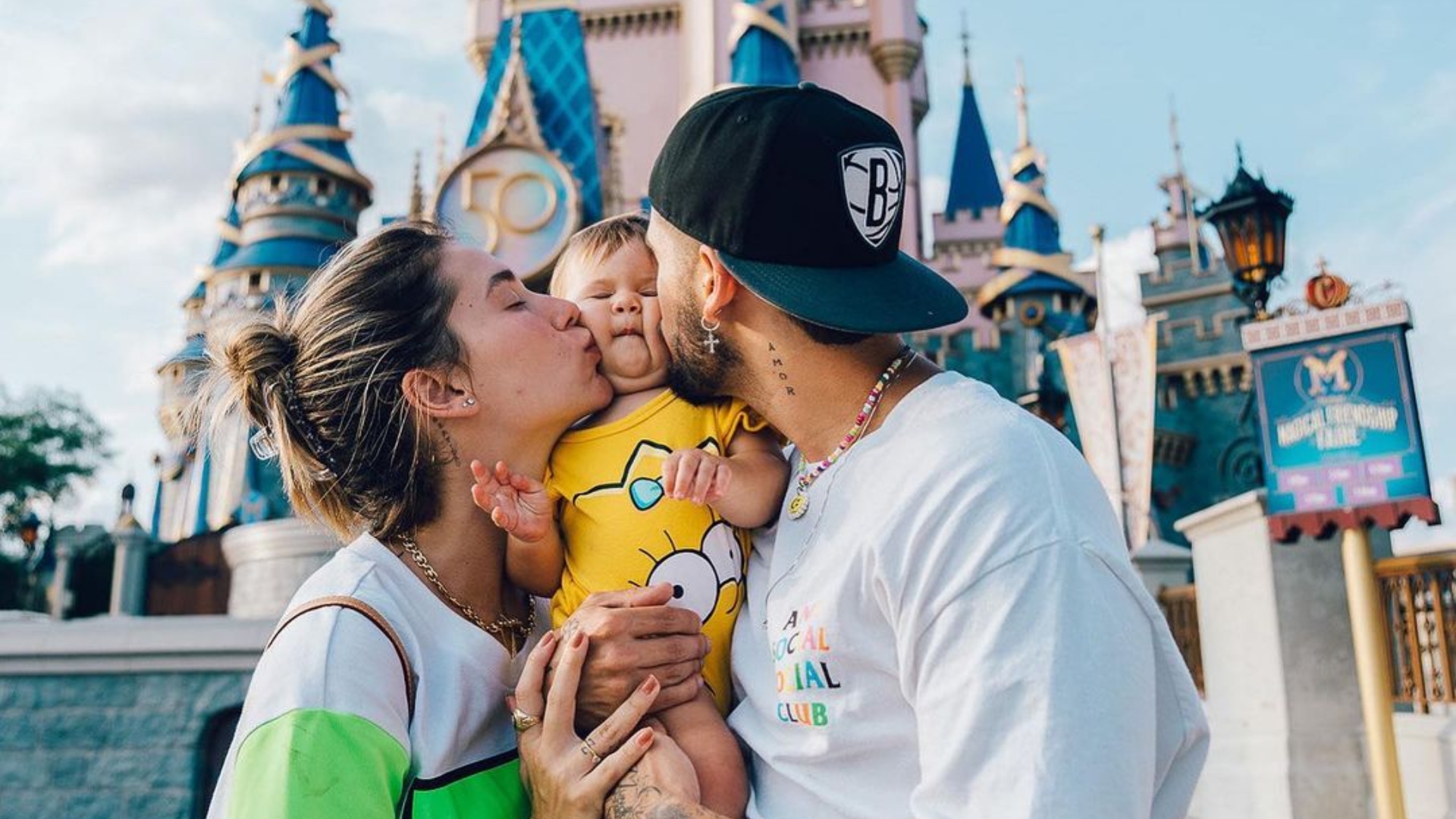 Virgínia Fonseca e Zé Felipe se declaram para Maria Alice em seu 1º aniversário