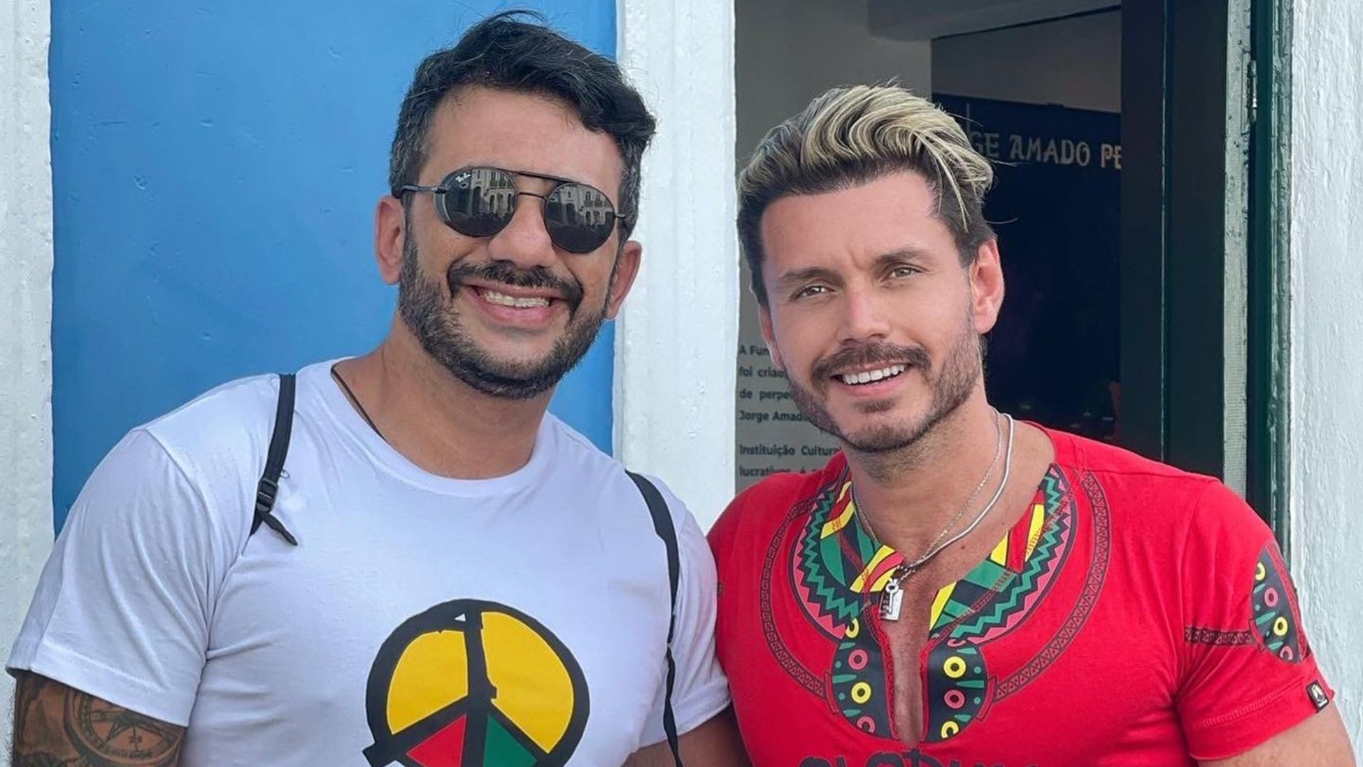 Franklin David se declara para o namorado, Vitor Vianna: “Com você, eu passei a não ter medo de ser julgado”